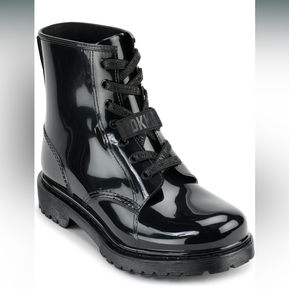 DKNY Women's Lace-up  Boot, size 6 new without box, waterproof, very cute.